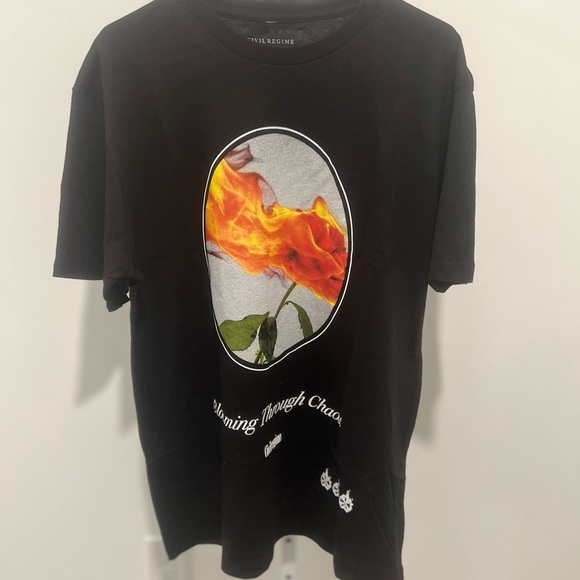 Civil Regime Burn for Me Tee (L) - Picture 2 of 4